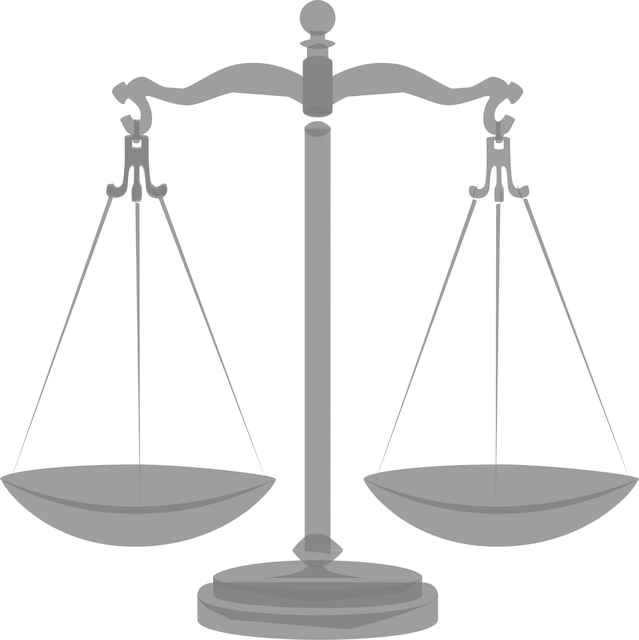 Illustration of the scales of justice in balance